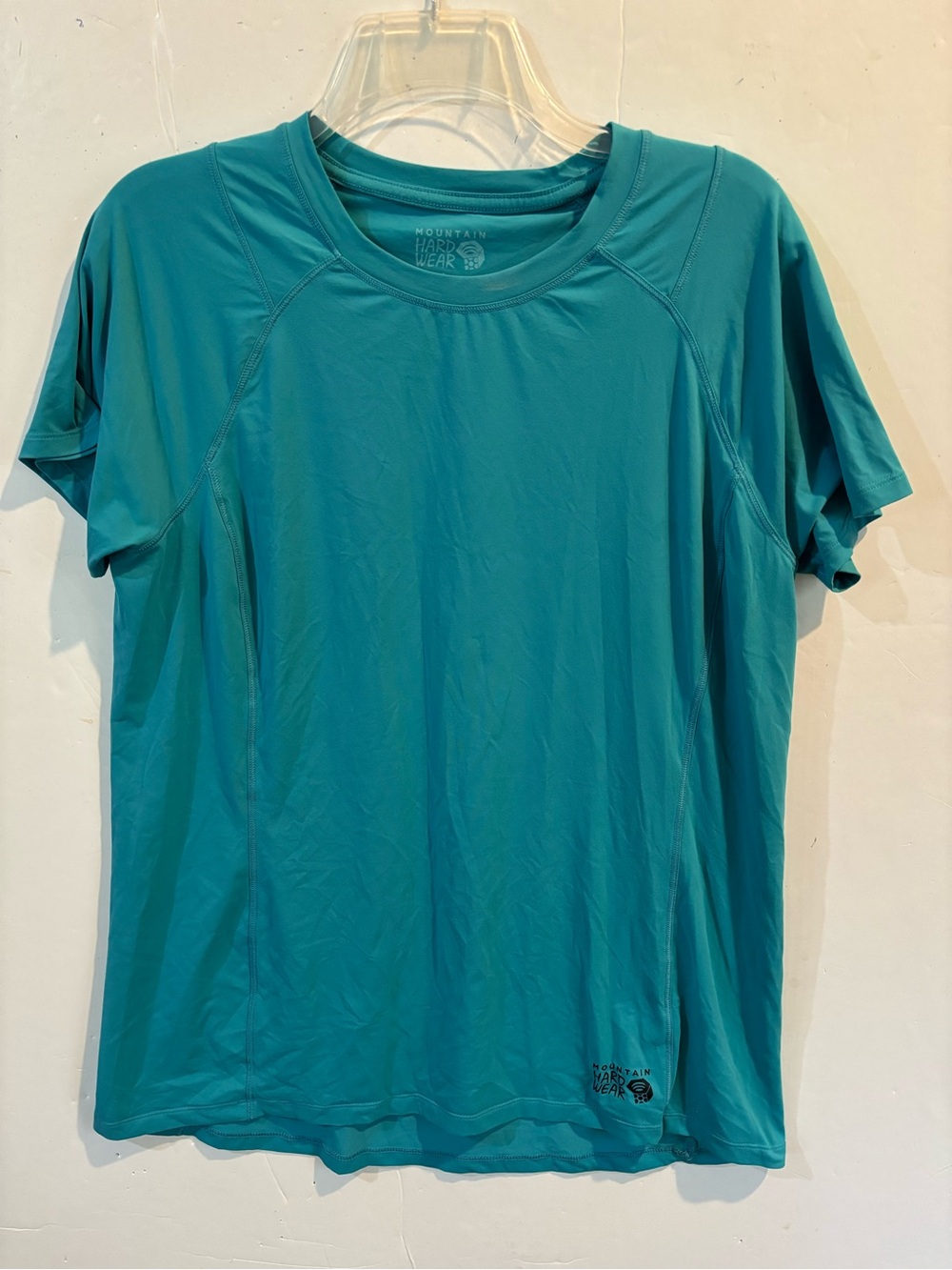 Mountain Hardwear Teal Performance Short Sleeve Shirt